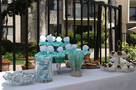 Las Vegas Pool Party Themed Bridal Shower Dessert Bar Las Vegas Pool