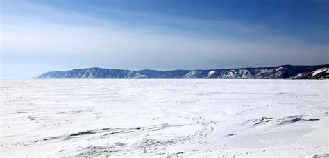 Frozen Lake Laberge Winter Landscape Yukon Canada Stock Image Image