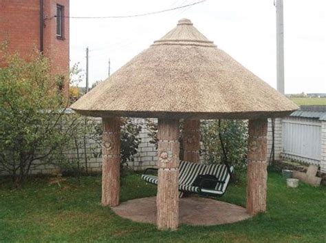 Thatched Roofing For Gazebos And Sheds Gorgeous Backyard Designs Open