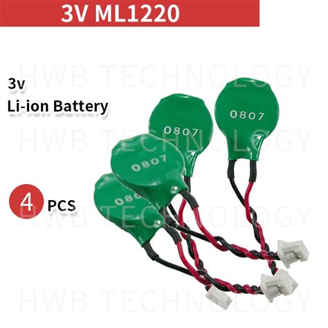 充電式2ピンbiosバックアップcmosrtcバッテリー4個varta Ml1220 Ml1220 3v送料無料battery
