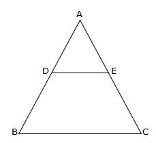 SOLVED In Triangle ABC D And E Are Two Points On The Sides AB And AC