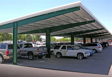 Metal Carports Covered Parking Roof Only Buildings