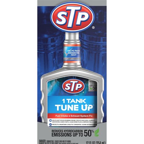 STP 1 Tank Tune Up Fuel Intake and Exhaust System Fix 12oz