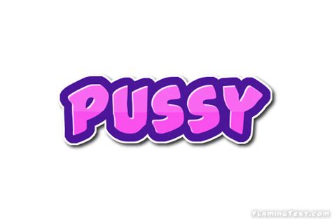 Pussy Logo Free Name Design Tool From Flaming Text
