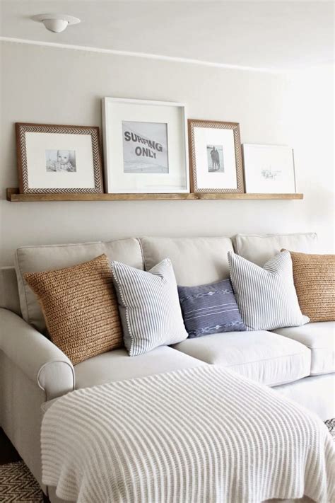Lovely Decor Ideas For Adding Impact Above The Sofa