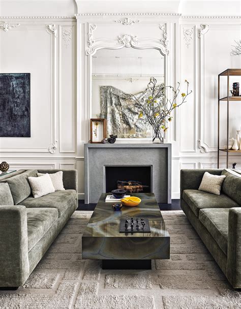 Room Tour Of A Nuanced Neutral Living Room With A Touch Of Glitz