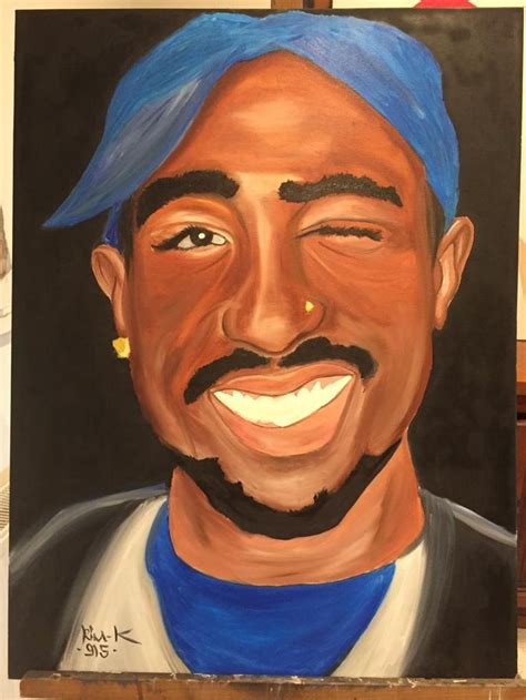 Tupac Shakur Oil Painting