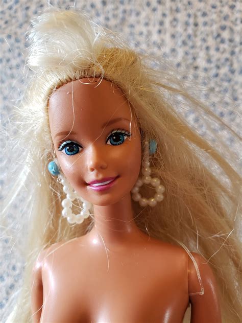 Nude Tnt Vintage Platinum Blonde Barbie Collector Barbie Etsy My Xxx