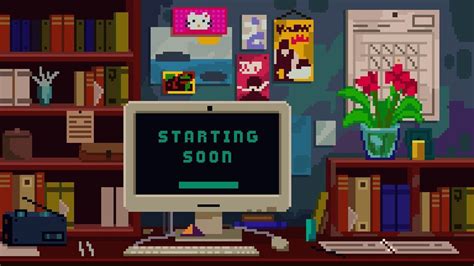 3x Animated Stream Screens For Twitch 8bit Pixel Art Home Etsy