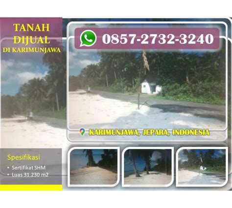 Jual Tanah Luas M Murah Di Pulau Karimunjawa Di Jepara Jawa