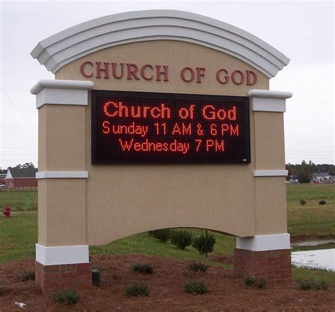 Church Signs Outdoor Electronic Signs For Churches Led Craft