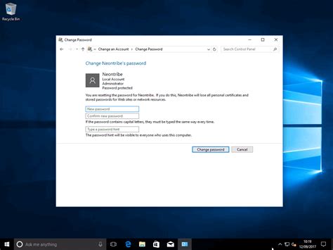 Windows 10 Local Account Password Recovery Neontribe