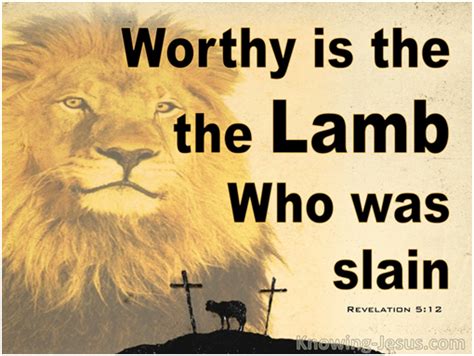 Friday October 30th Revelation 5 Worthy Is The Lamb Who Was Slain