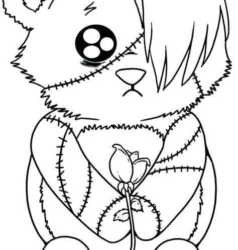 Gothic Anime Coloring Pages At Free