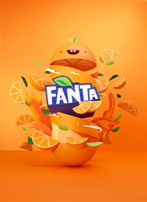 Fanta Flavourland Lobulo On Behance Graphic Design Inspiration