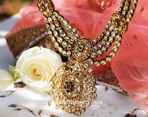 Latest Kundan Necklace Design From Tanishq South India Jewels