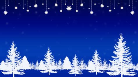 Best Deep Blue Christmas Background With Stars And Snowflakes