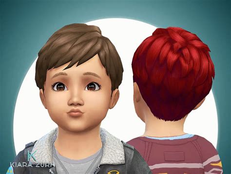 Short Neat For Toddlers Mystufforigin Sims 4 Hairs