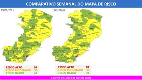 46 Mapa De Risco Guarapari E Anchieta Seguem Em Risco Moderado