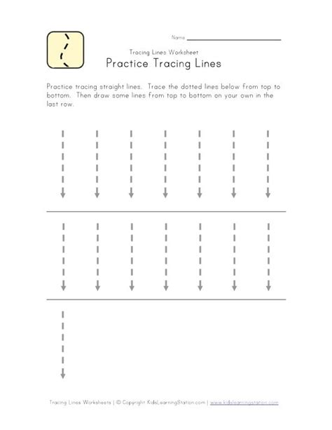 Horizontal And Vertical Lines Worksheet