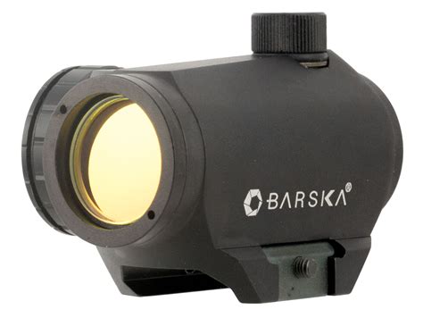 Barska Ac11428 Micro Red Dot 1x 20mm Obj Unlimited Eye Relief 2 Moa