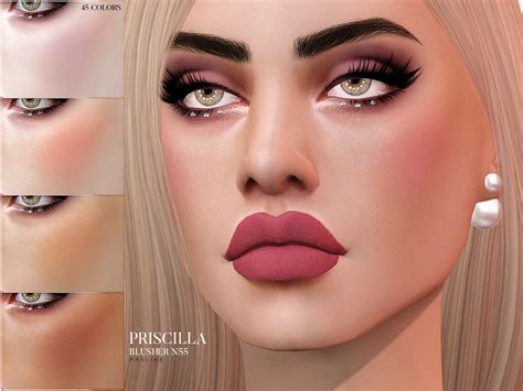 Female Cheek Makeup Blush Makeup The Sims 4 P1 Sims4 Clove Share
