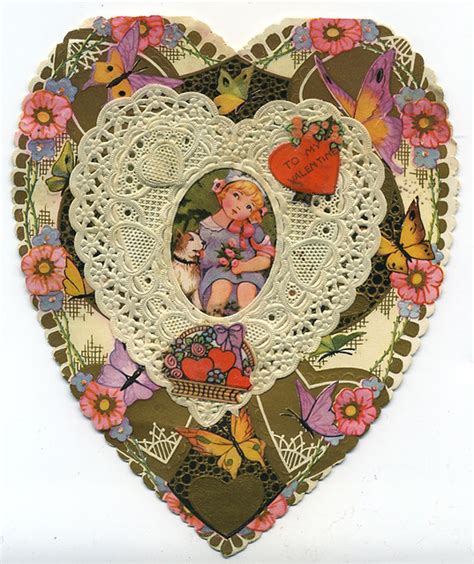 Homemade Heart Valentine C 1930 Happy Woman Flickr