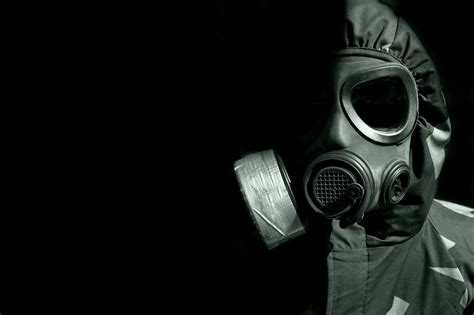 Gas Mask Soldier Wallpaper