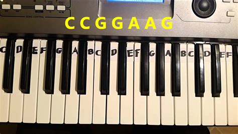 How To Play Abc Alphabet Song Easy Piano Keyboard Tutorial Youtube
