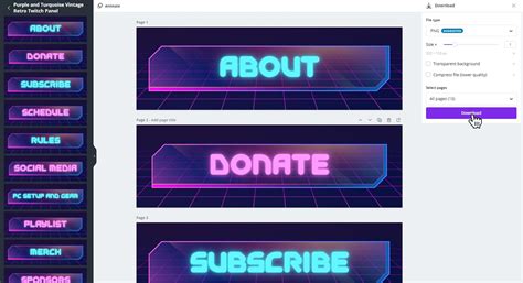 Free Online Twitch Overlay Maker Canva