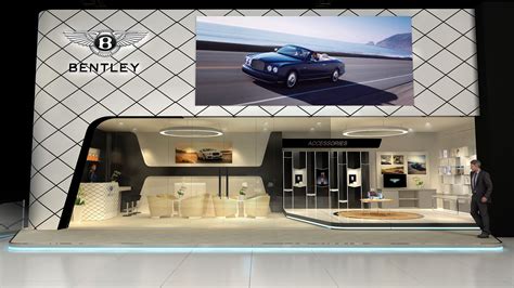 Bentley Car Showroom Architecture Bentley Booth Design