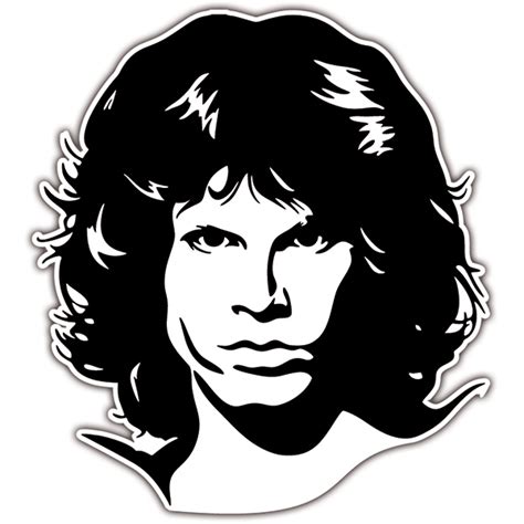 Autocollant Jim Morrison The Doors
