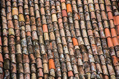 Close Up Photo Of Old Roof Tiles · Free Stock Photo