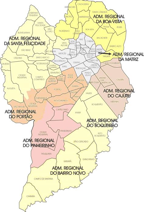 Mapa Curitiba Curitiba