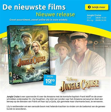 Jungle Cruise Dvd Of Blu Ray Aanbieding Bij Boekenvoordeel