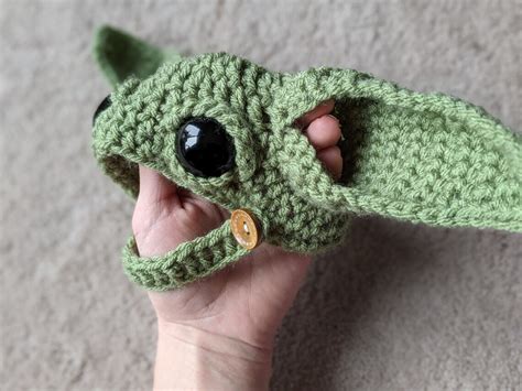 Baby Yoda Grogu Pet Hat Crochet Pattern Etsy Australia