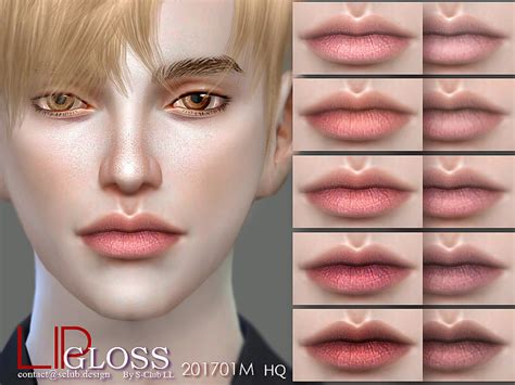 S Club Male Lipstick Lip Color Makeup The Sims 4 Sims4 Clove Share