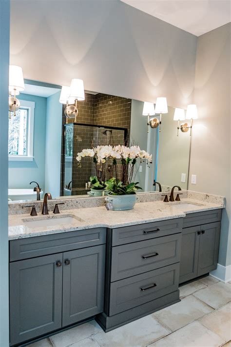 Sconces Mounted On The Mirror Add Elegance Bathroom Mirror Sconces