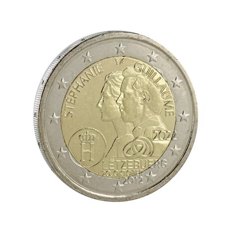 Luxembourg 2022 2 Euros Commémorative Mariage Série Bu
