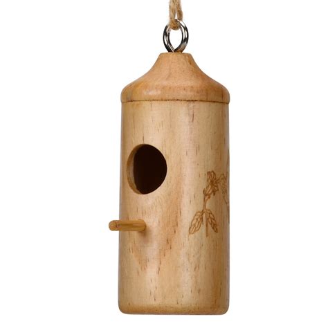 Celnncoe Bird House Bird Feeder Wooden Exterior Hanging Indoor And