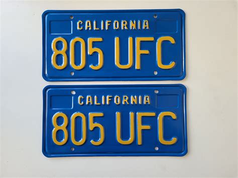 Bumper Stickers 805 California License Plate Sticker Paper Stickers
