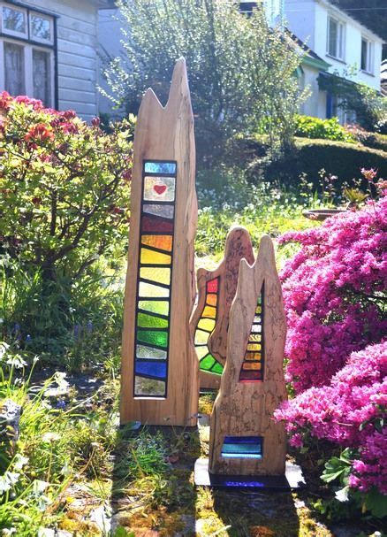 Pinnaculum Stained Glass And Wood Sculpture Stained Glass Diy Stained Glass Wood Sculpture