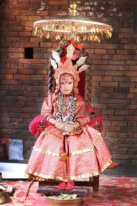 living goddess kumari after great earthquake in pictures