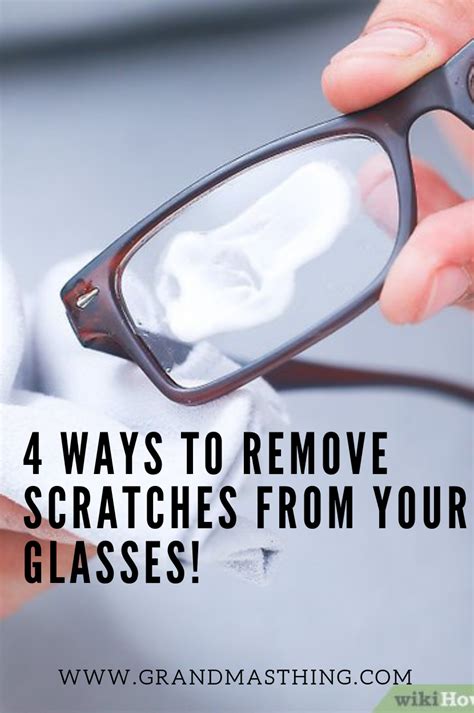 4 Ways To Remove Scratches From Your Glasses With Images Eyeglass Cleaner Clean Glasses