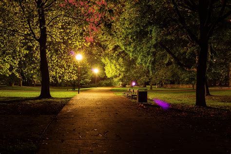 Night Park City · Free Photo On Pixabay