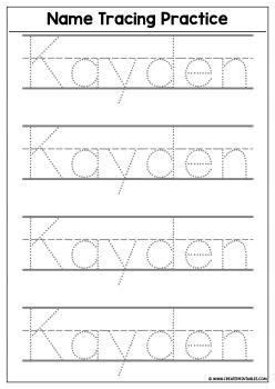 Free printable name tracing free printable name tracing smith kids. 24 Learner-friendly Name Tracing Worksheets - Kitty Baby Love