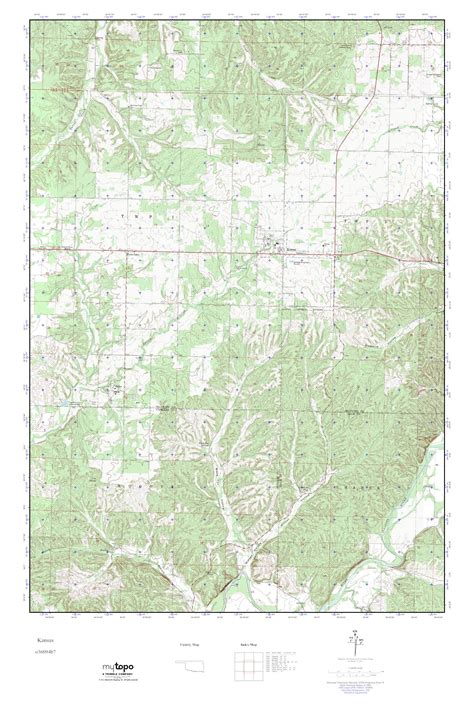 Mytopo Kansas Oklahoma Usgs Quad Topo Map