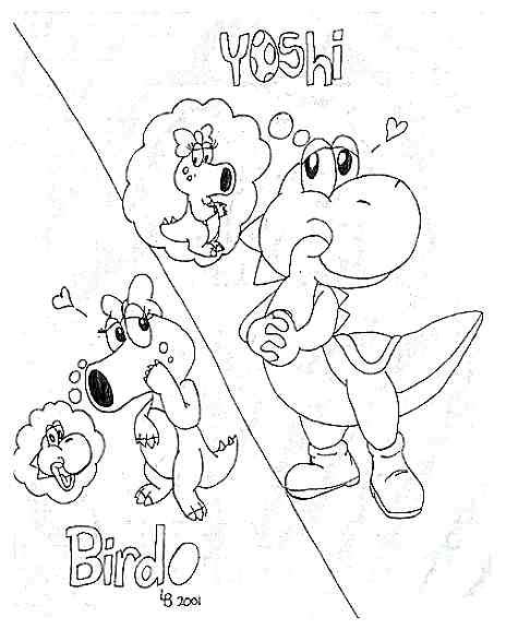Yoshi And Birdo Love Yoshi And Birdo Fan Art 30426202 Fanpop