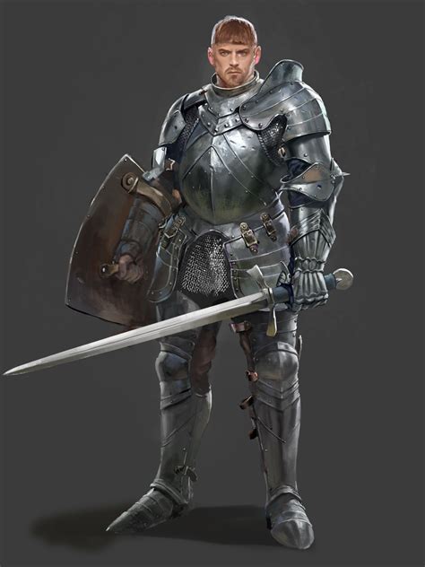 Knight Early Concept In Kings Of Santuary Knight Knight Armor