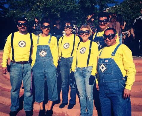 Easy Minion Costume For Group Minion Costumes Costumes Halloween